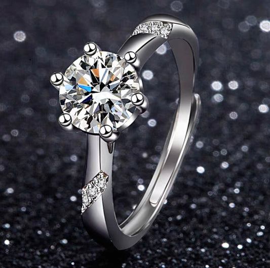 1.0 Carat
Moissanite
Diamond Ring