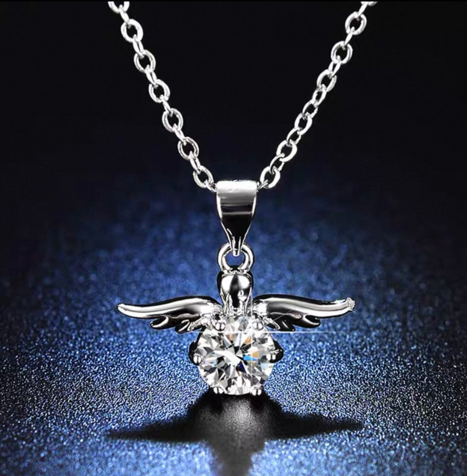 1.0 Carat Moissanite Diamond Necklace
