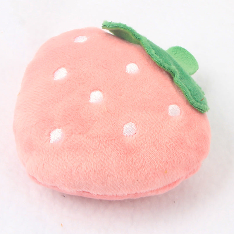 Pet Supplies Popular Dog Plush Toys Bite Resistant Pet Toys Fruit Sound Toys Wholesale