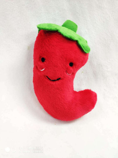 Pet Supplies Popular Dog Plush Toys Bite Resistant Pet Toys Fruit Sound Toys Wholesale