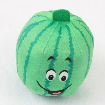 Pet Supplies Popular Dog Plush Toys Bite Resistant Pet Toys Fruit Sound Toys Wholesale
