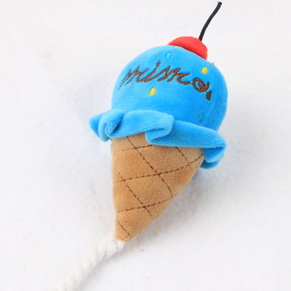 Pet Supplies Popular Dog Plush Toys Bite Resistant Pet Toys Fruit Sound Toys Wholesale