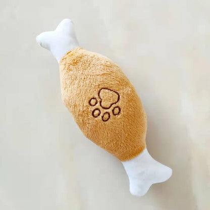 Pet Supplies Popular Dog Plush Toys Bite Resistant Pet Toys Fruit Sound Toys Wholesale