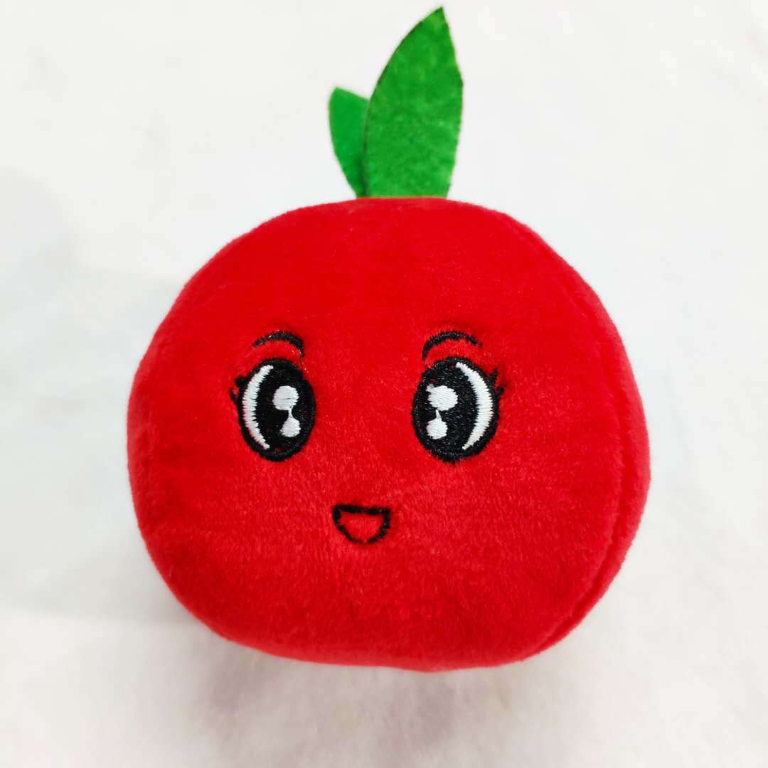 Pet Supplies Popular Dog Plush Toys Bite Resistant Pet Toys Fruit Sound Toys Wholesale