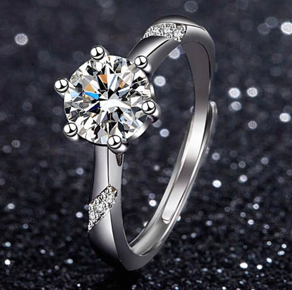 1.0 Carat
Moissanite
Diamond Ring