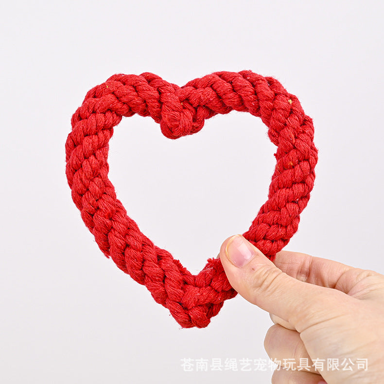 Cotton Rope Pet Toys Wholesale Handwoven Animal Series Dog Toys Dog Grinding Supplies
