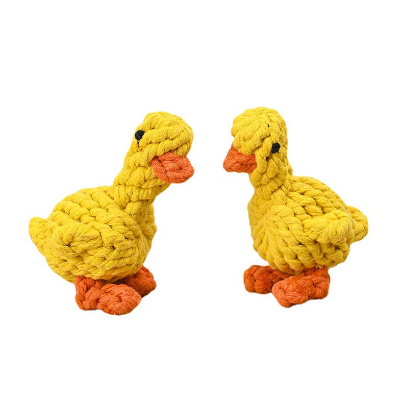 Cotton Rope Pet Toys Wholesale Handwoven Animal Series Dog Toys Dog Grinding Supplies