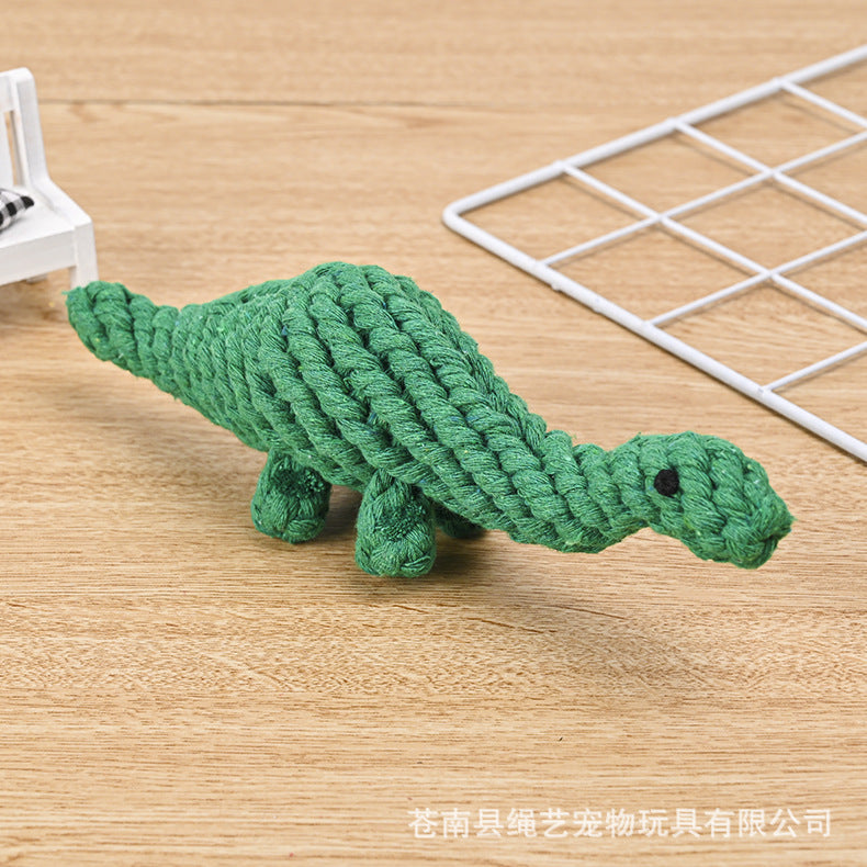 Cotton Rope Pet Toys Wholesale Handwoven Animal Series Dog Toys Dog Grinding Supplies