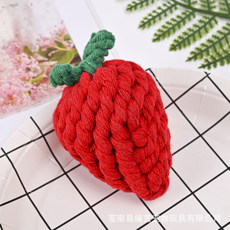 Cotton Rope Pet Toys Wholesale Handwoven Animal Series Dog Toys Dog Grinding Supplies