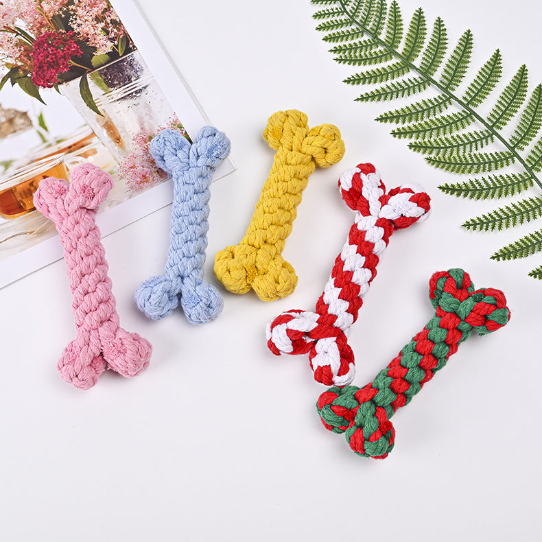 Cotton Rope Pet Toys Wholesale Handwoven Animal Series Dog Toys Dog Grinding Supplies