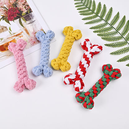 Cotton Rope Pet Toys Wholesale Handwoven Animal Series Dog Toys Dog Grinding Supplies