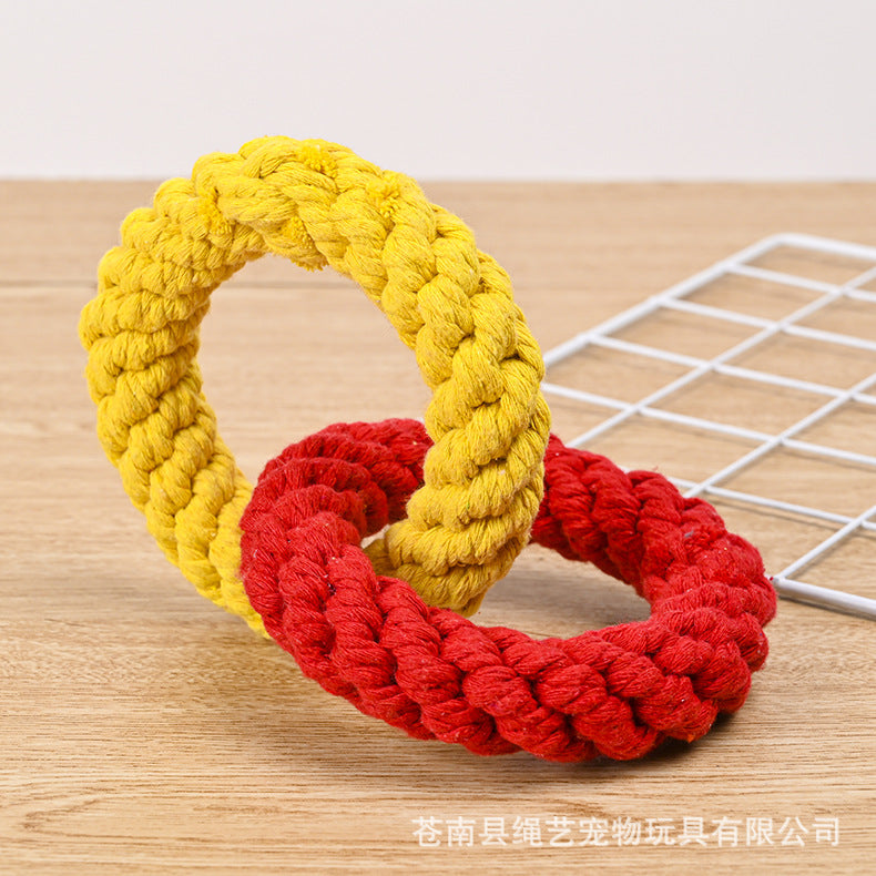 Cotton Rope Pet Toys Wholesale Handwoven Animal Series Dog Toys Dog Grinding Supplies