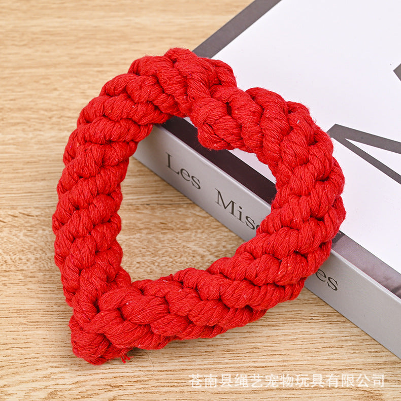 Cotton Rope Pet Toys Wholesale Handwoven Animal Series Dog Toys Dog Grinding Supplies