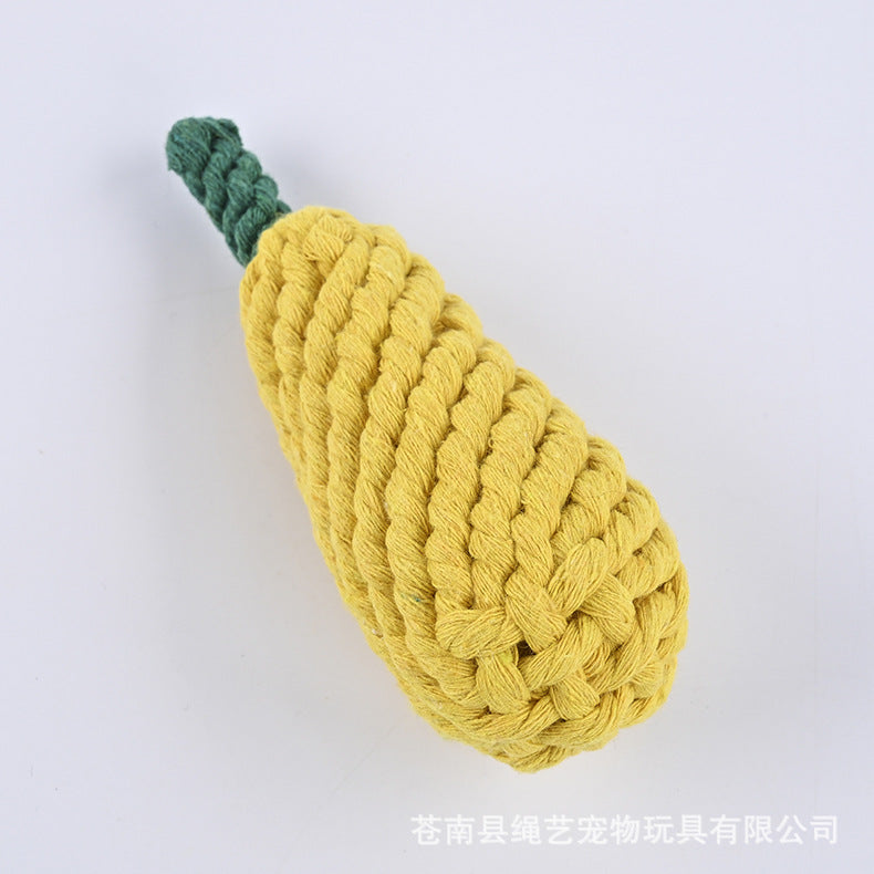 Cotton Rope Pet Toys Wholesale Handwoven Animal Series Dog Toys Dog Grinding Supplies