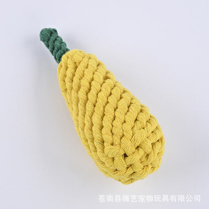 Cotton Rope Pet Toys Wholesale Handwoven Animal Series Dog Toys Dog Grinding Supplies