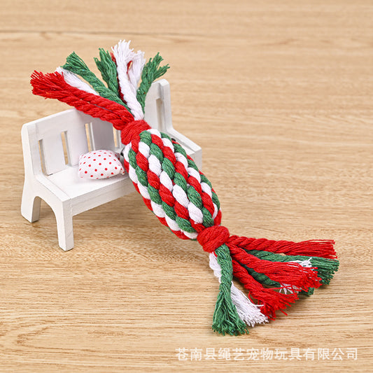 Cotton Rope Pet Toys Wholesale Handwoven Animal Series Dog Toys Dog Grinding Supplies